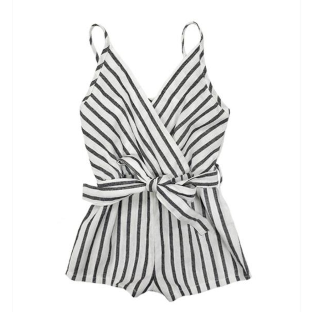 Striped Romper - Picture 9 of 9